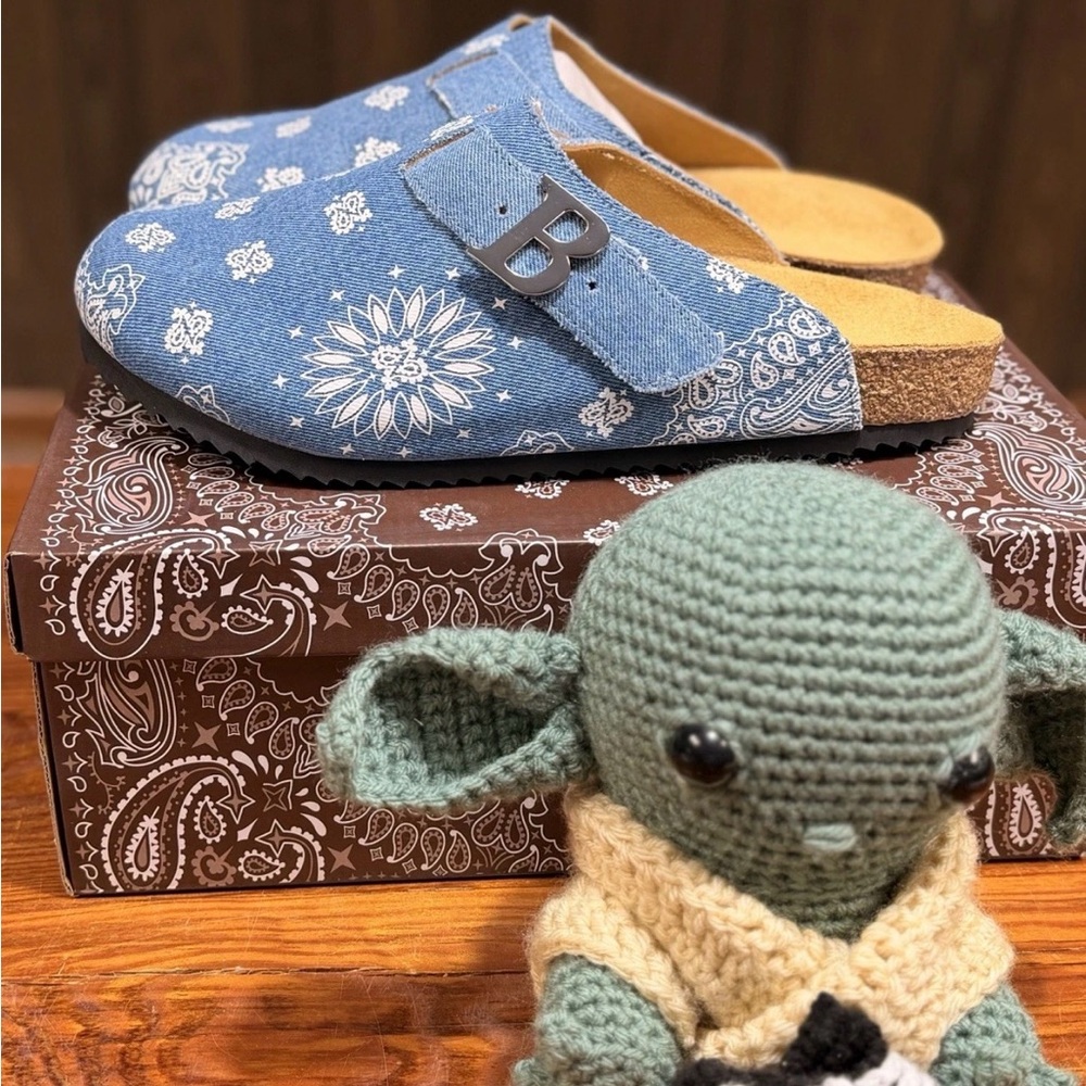 Bravest Studios Blue Patterned Loafers